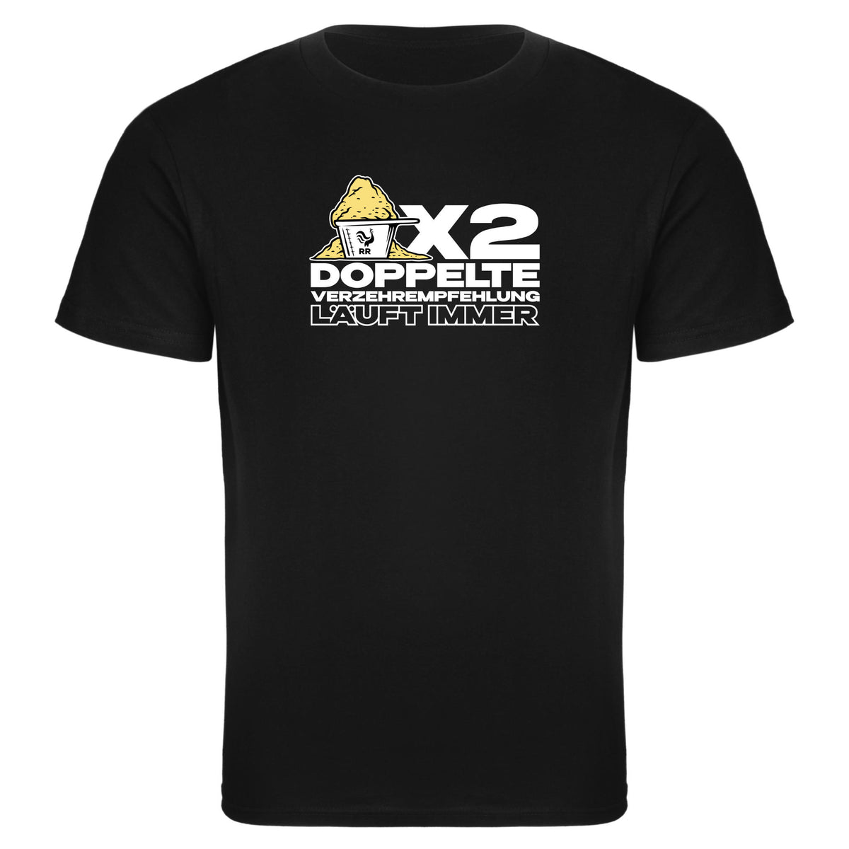 T-Shirt slim fit | Doppelte Verzehrempfehlung läuft immer