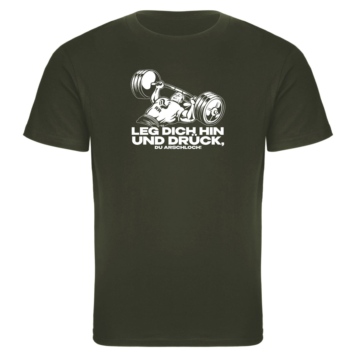 T-Shirt slim fit | Leg dich hin und drück