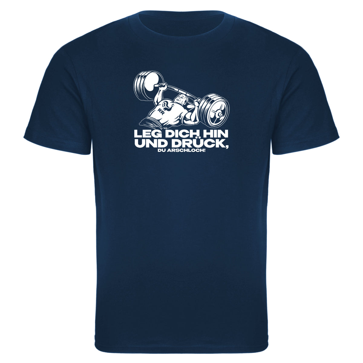 T-Shirt slim fit | Leg dich hin und drück