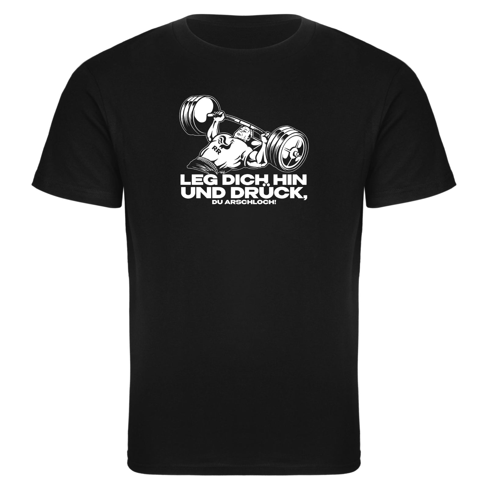 T-Shirt slim fit | Leg dich hin und drück