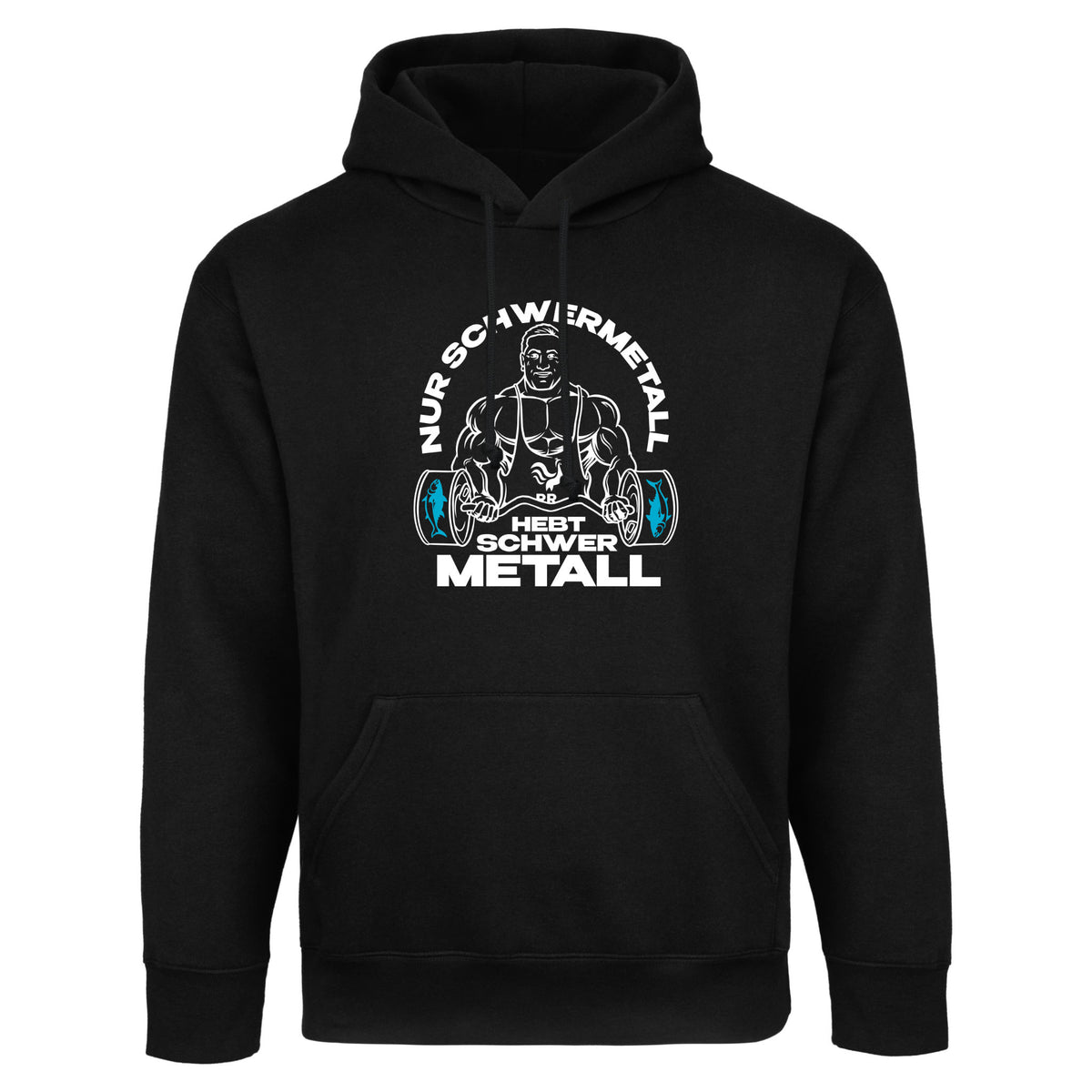 Hoodie | Nur Schwermetall hebt schwer Metall