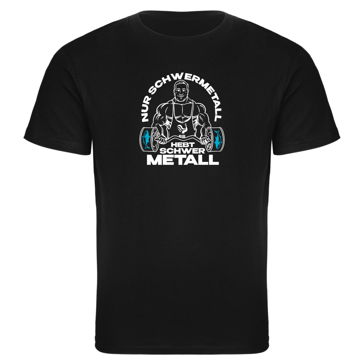 T-Shirt slim fit | Nur Schwermetall hebt schwer Metall