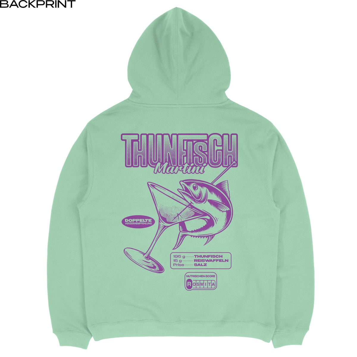 Hoodie OVRRSZD | Thunfisch Martini