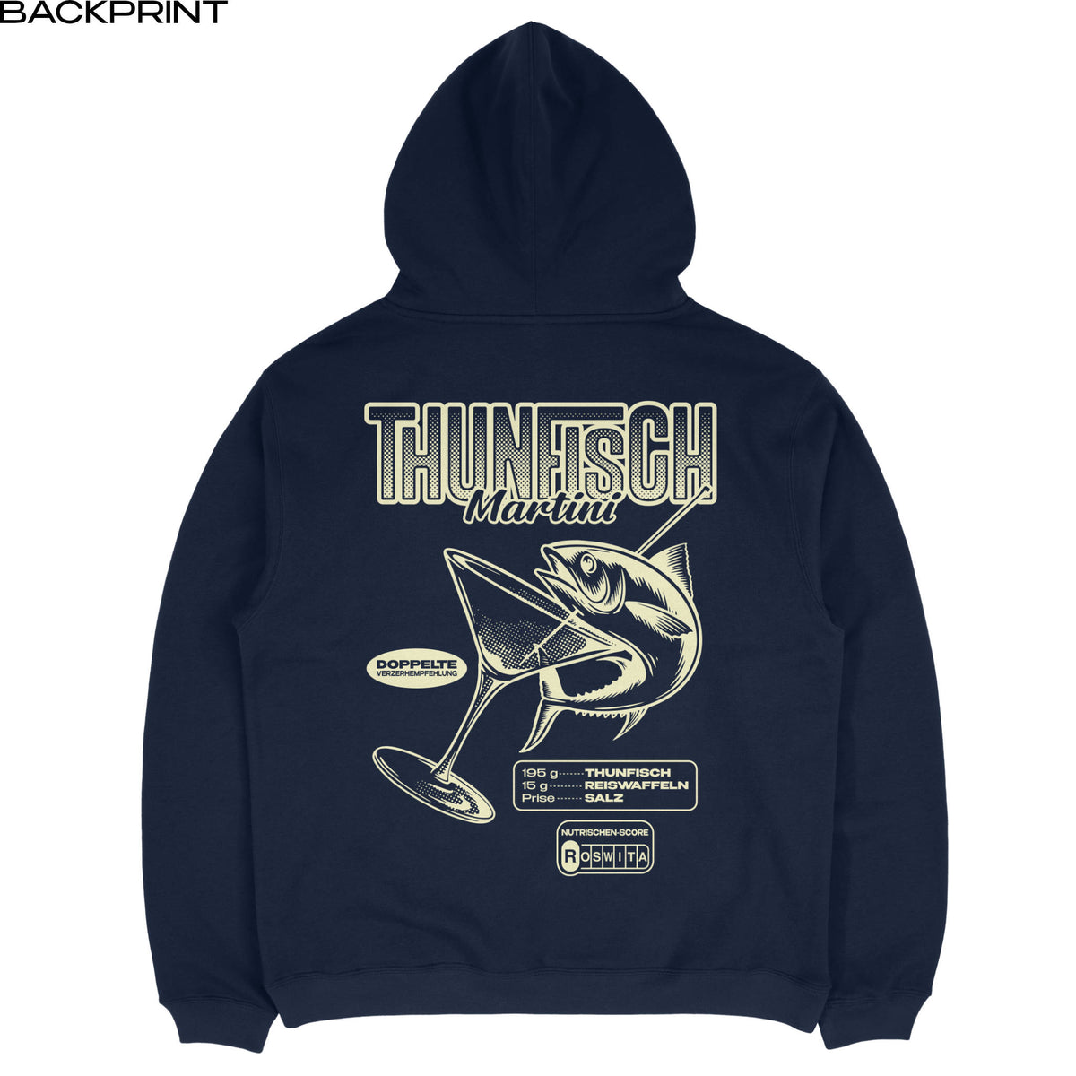 Hoodie OVRRSZD | Thunfisch Martini