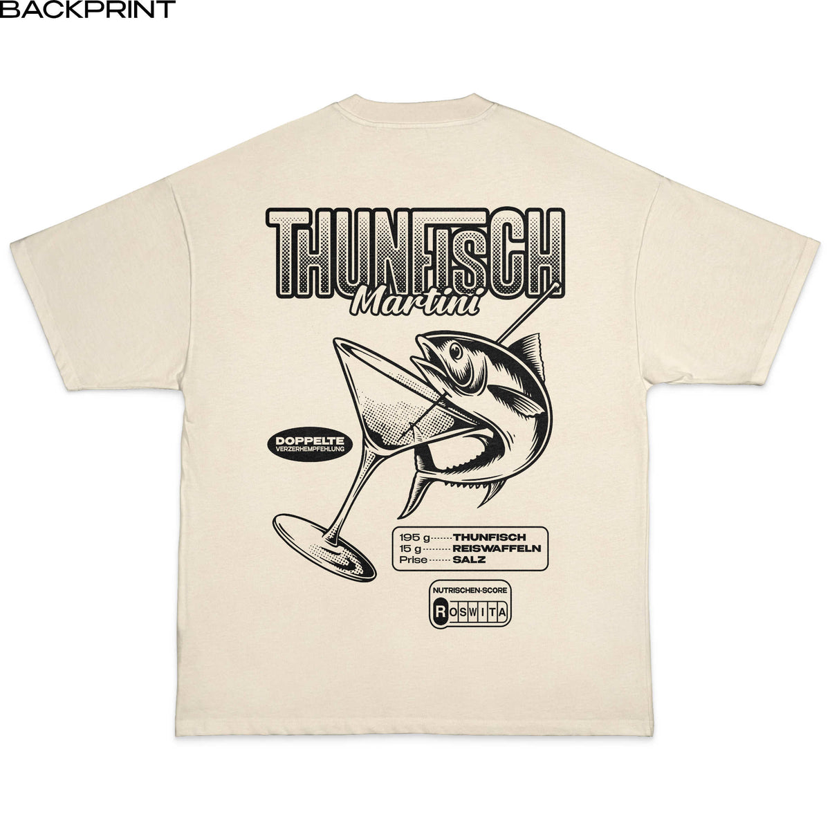 T-Shirt OVRRSZD | Thunfisch Martini
