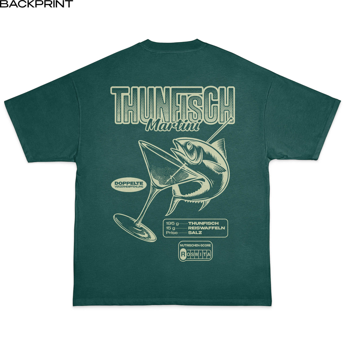 T-Shirt OVRRSZD | Thunfisch Martini