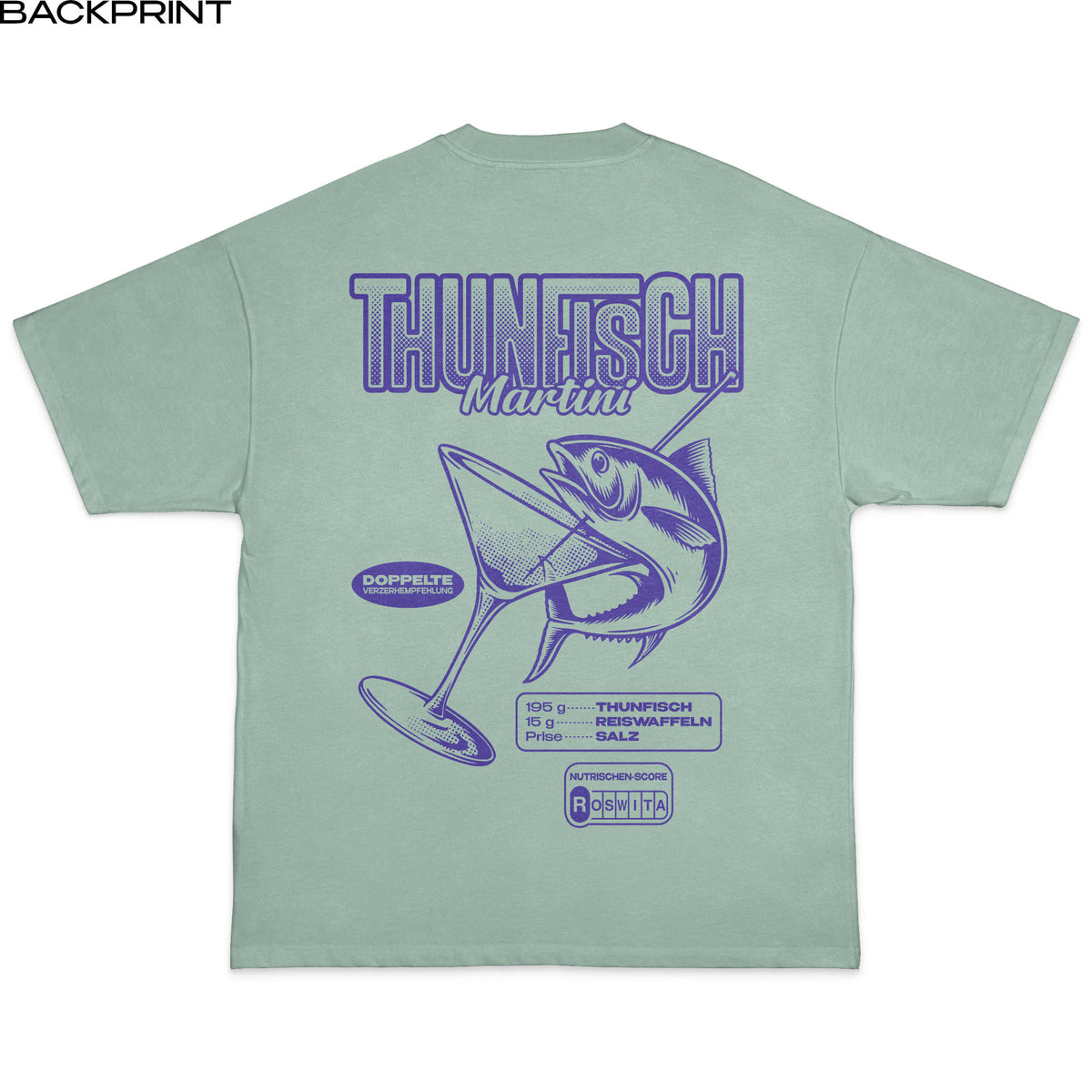 T-Shirt OVRRSZD | Thunfisch Martini