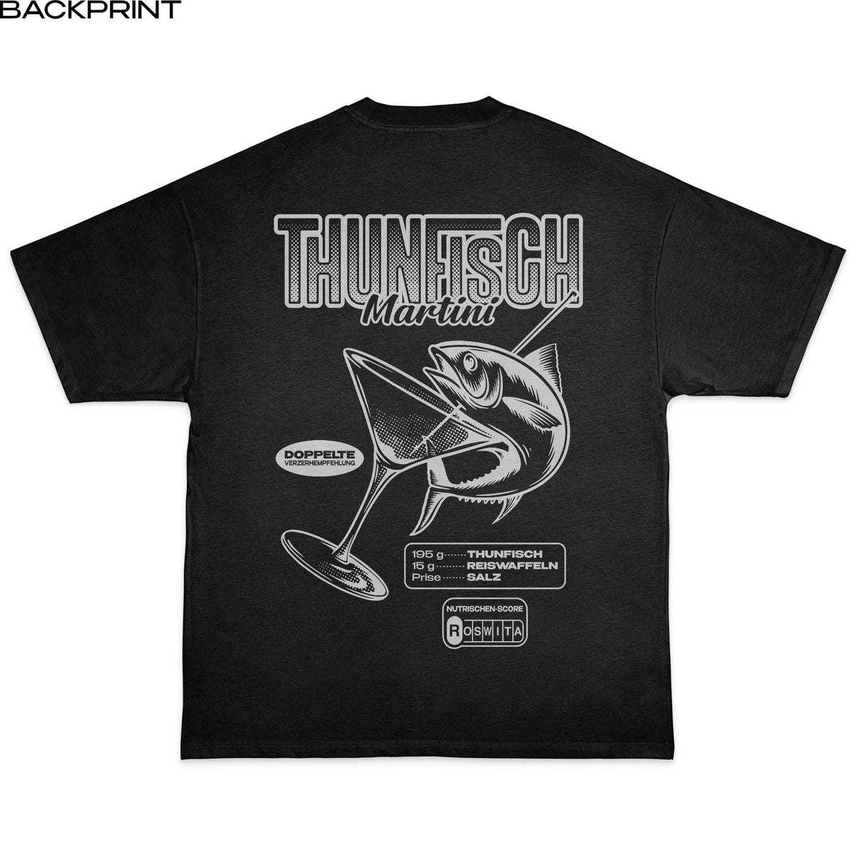 T-Shirt OVRRSZD | Thunfisch Martini