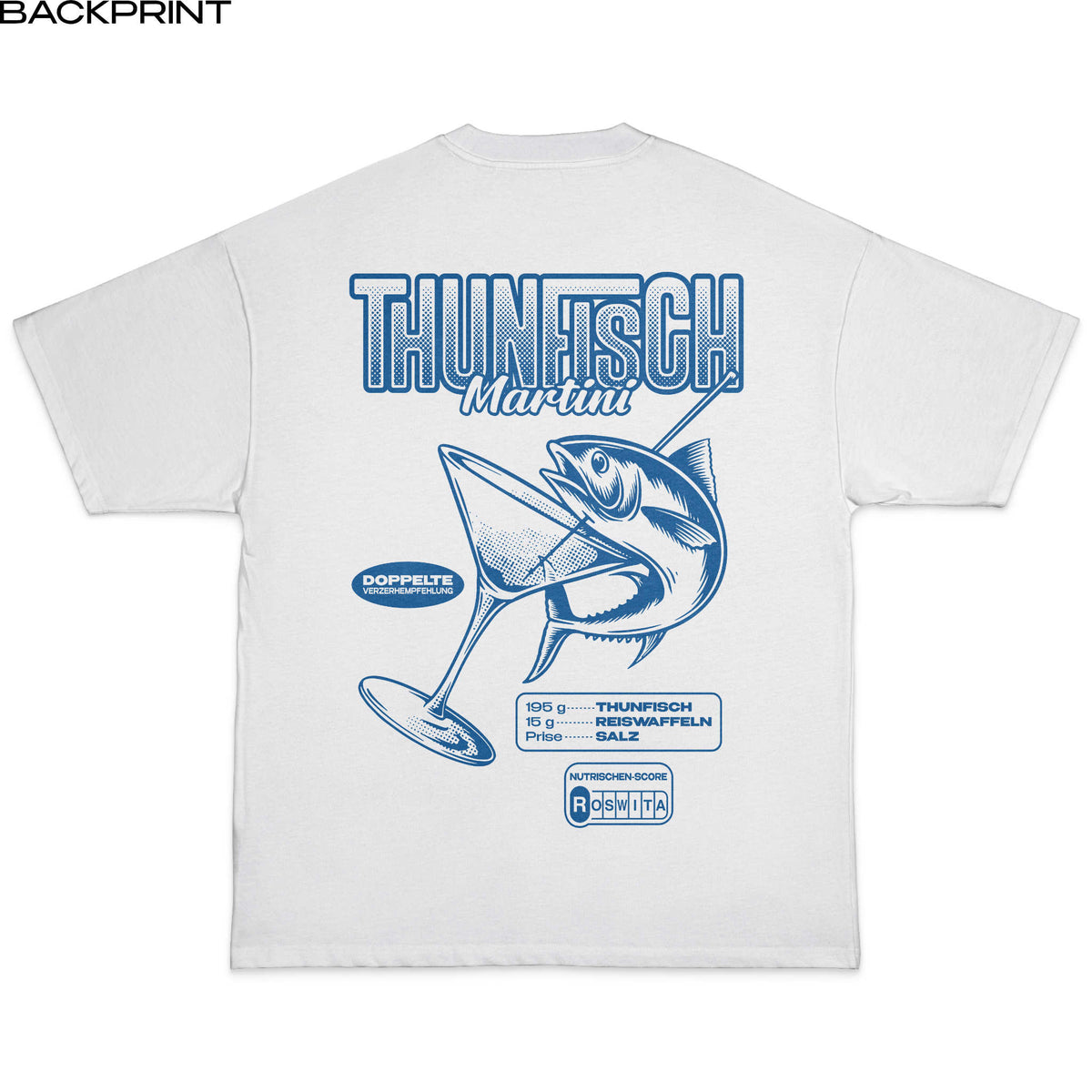 T-Shirt OVRRSZD | Thunfisch Martini