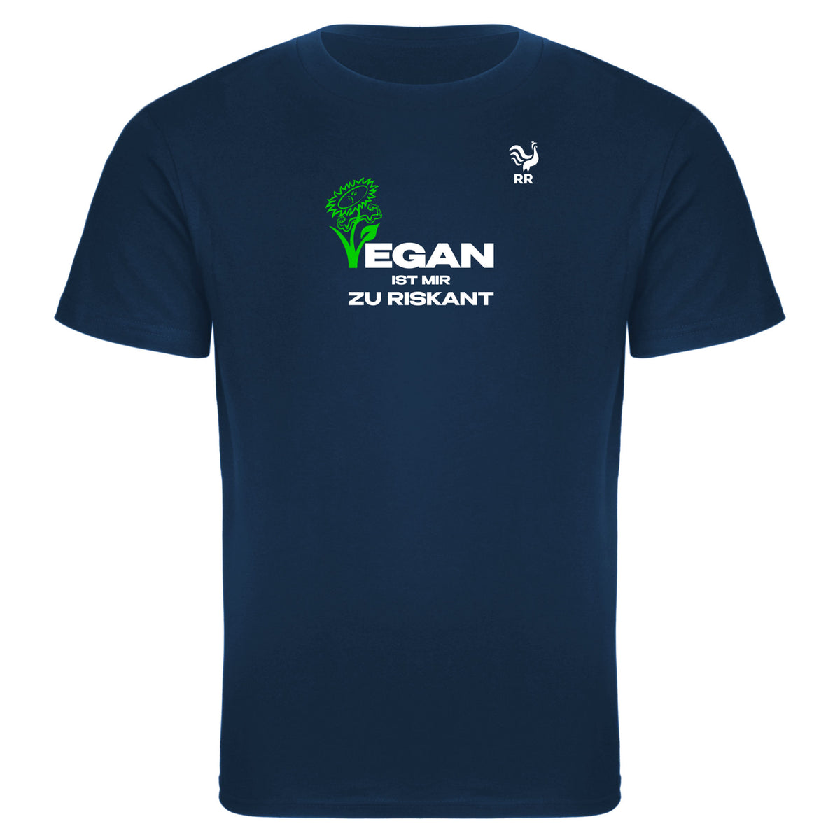 T-Shirt slim fit | Vegan ist mir zu riskant 2.0