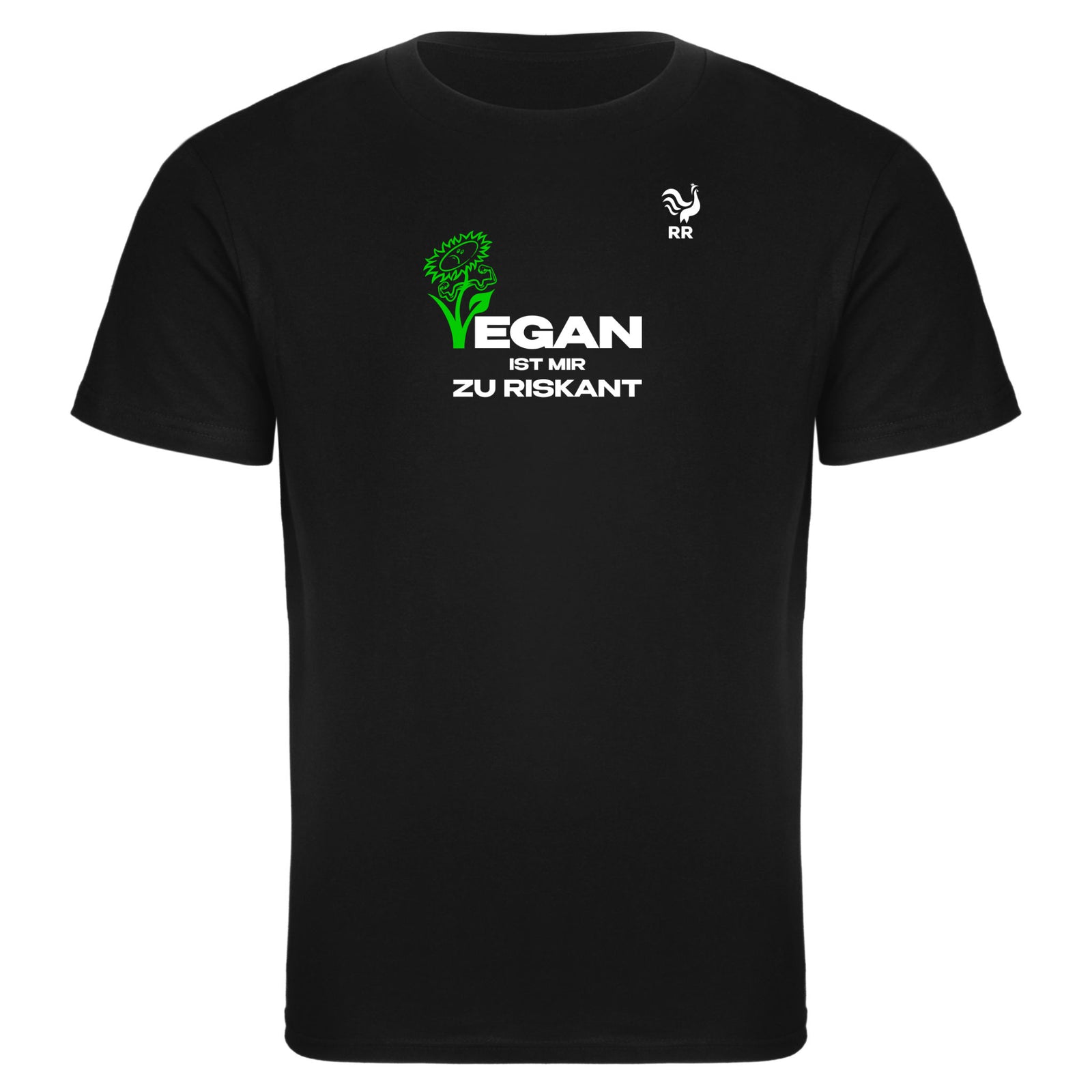 T-Shirt slim fit | Vegan ist mir zu riskant 2.0