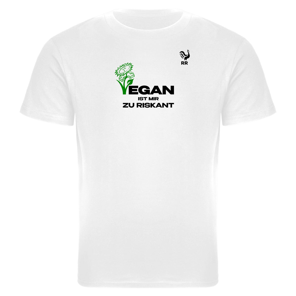 T-Shirt slim fit | Vegan ist mir zu riskant 2.0