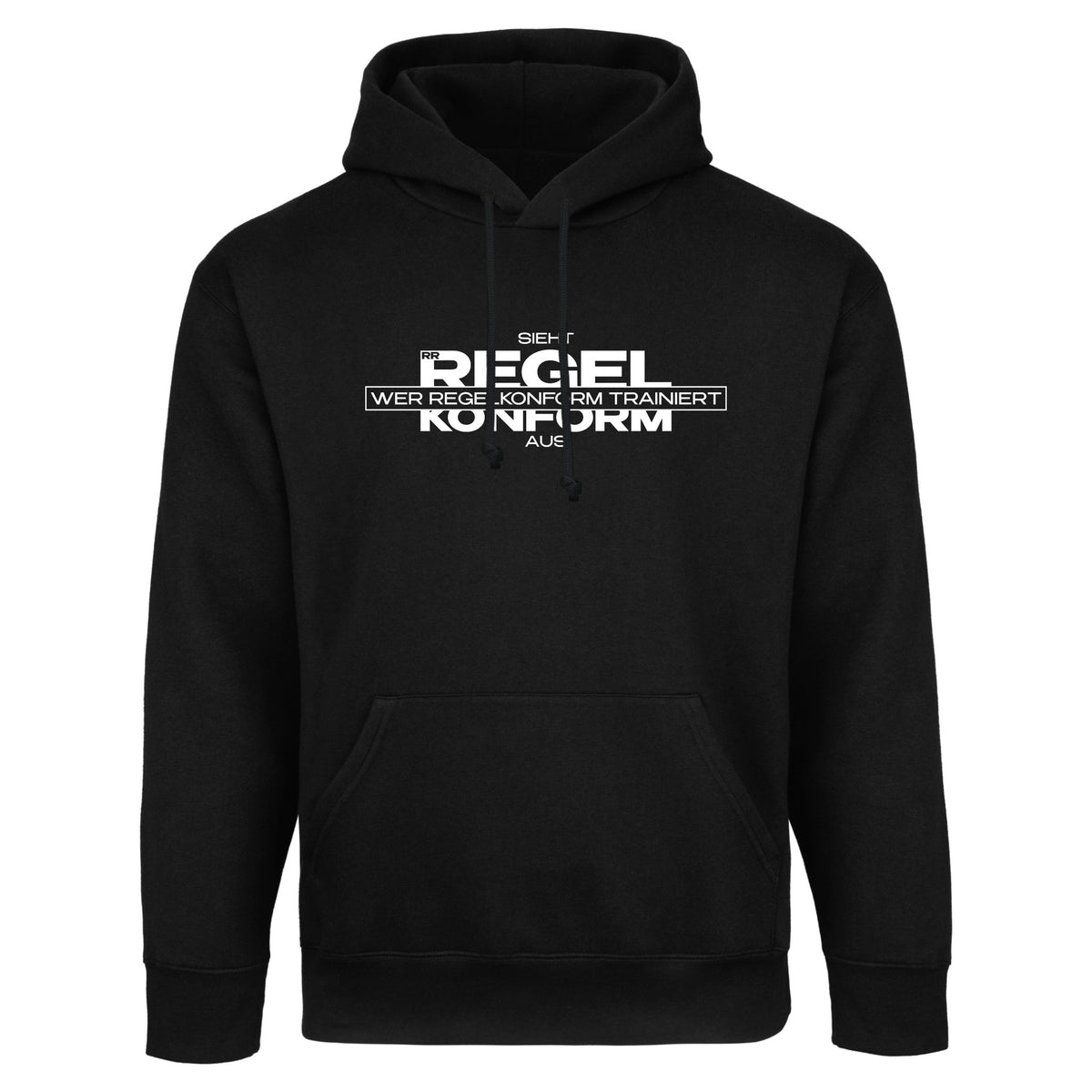 Hoodie | Wer regelkonform trainiert sieht regelkonform aus