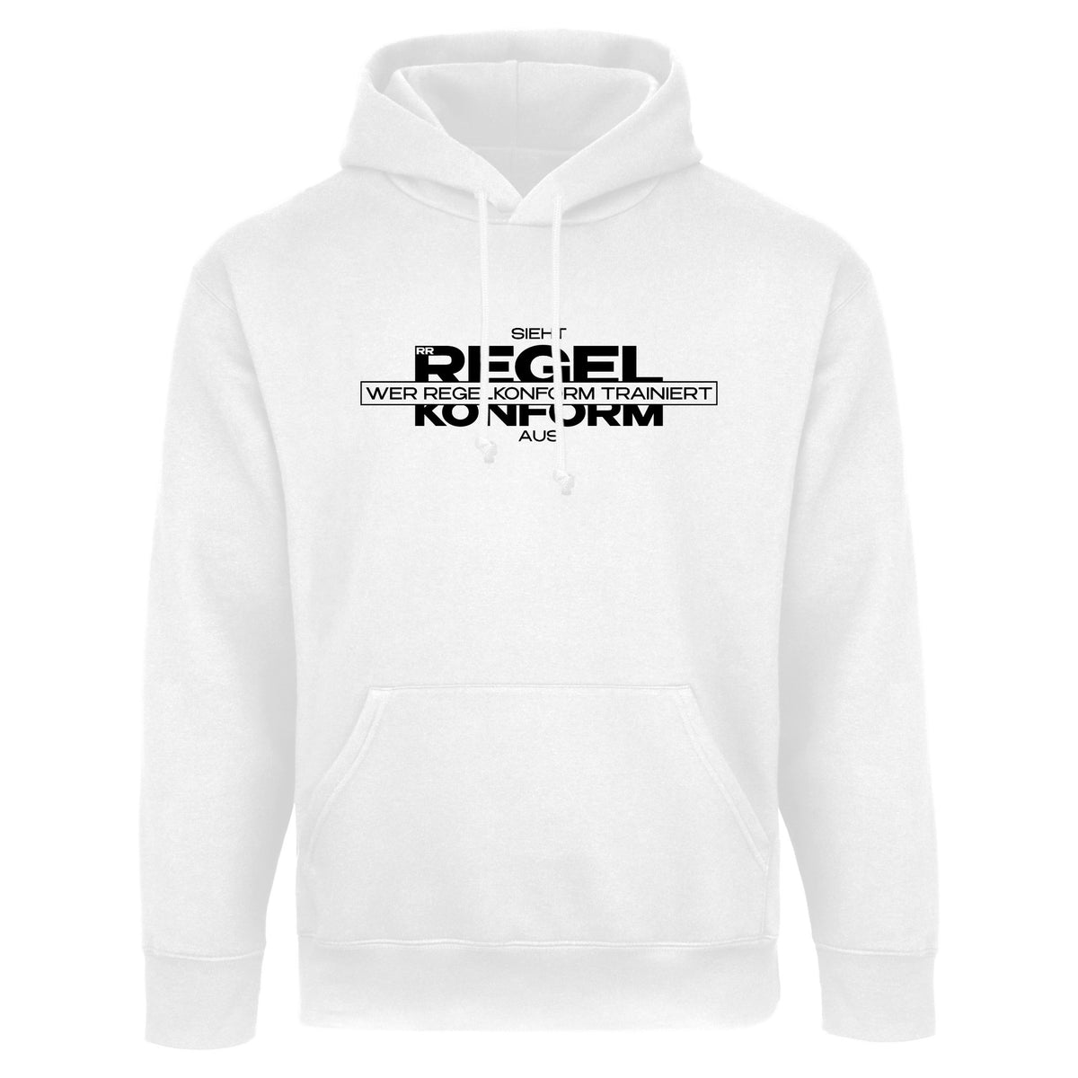 Hoodie | Wer regelkonform trainiert sieht regelkonform aus